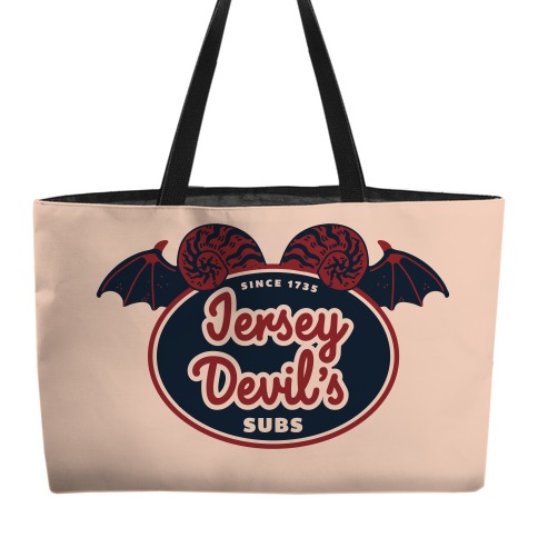 Jersey Devil Subs Logo Parody Weekender Tote