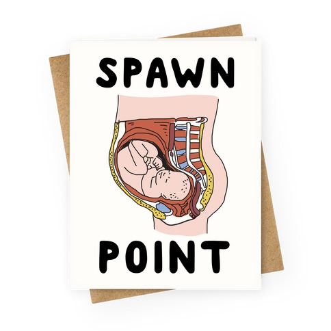 Spawn Point Baby Greeting Card