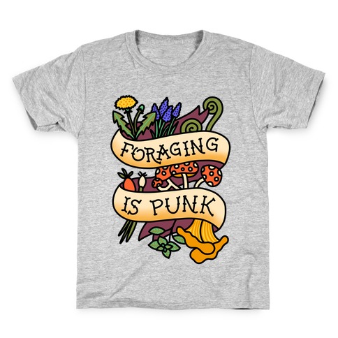 Foraging Is Punk Kids T-Shirt
