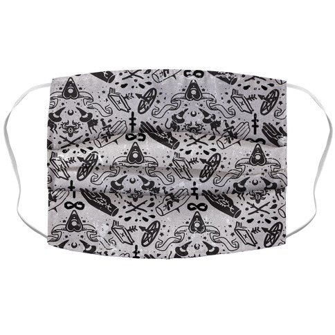 Occult Pattern Accordion Face Mask