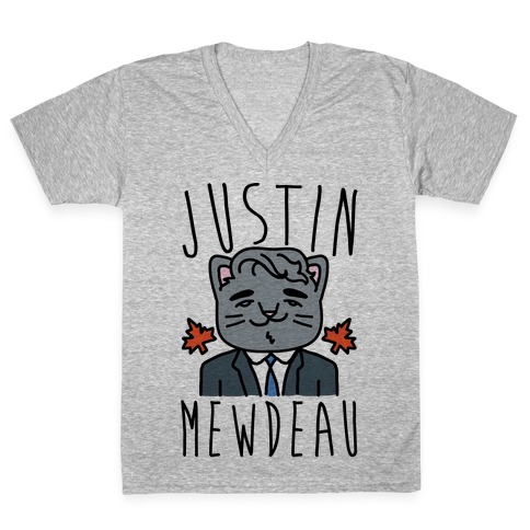 Justin Mewdeau V-Neck Tee Shirt