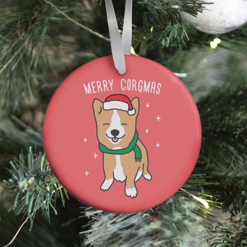 Merry Corgmas Ornament
