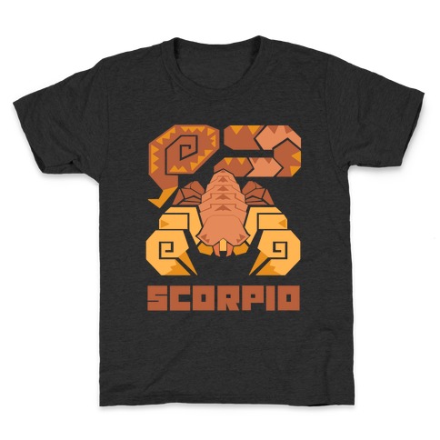 Monster Hunter Astrology Sign: Scorpio Kids T-Shirt