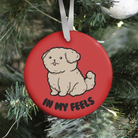 In My Feels (red) Ornament
