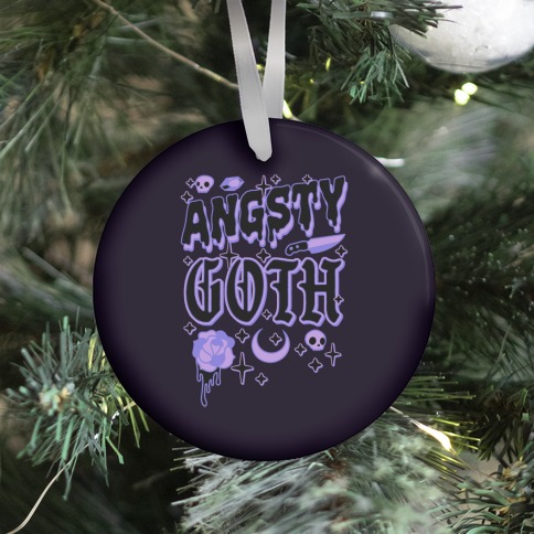 Angsty Goth Ornament