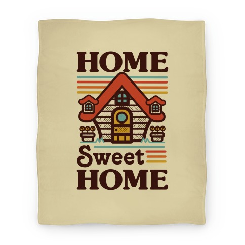 Home Sweet Home Animal Crossing Blanket