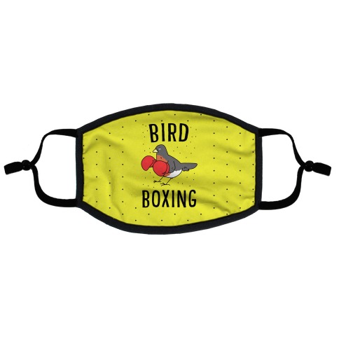 Bird Boxing Flat Face Mask