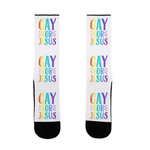Gay For Jesus Sock