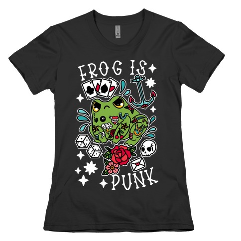 Frog Is Punk Womens T-Shirt