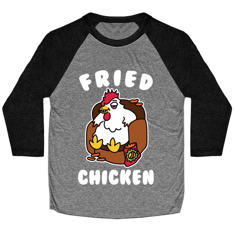 Fried Chicken Baseball Tee