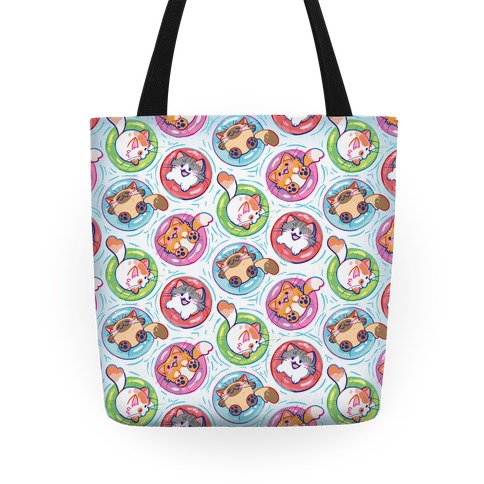 Pool Party Cats Tote
