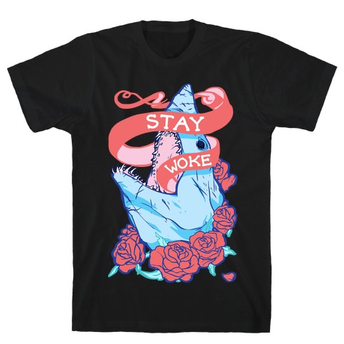 Stay Woke Shark T-Shirt
