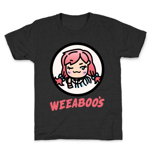Weeaboos Parody White Print Kids T-Shirt