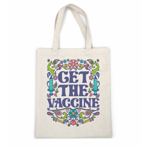 Get The Vaccine Casual Tote