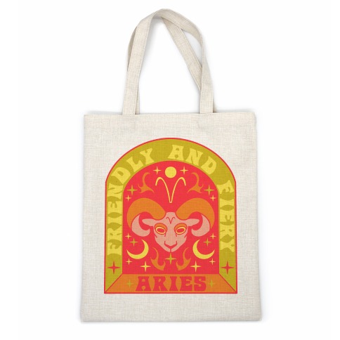 Friendly And Fiery Aries Casual Tote