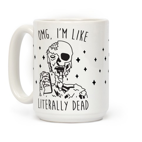 Creature Cups SKULL Ceramic Cup (11 Ounce, Black