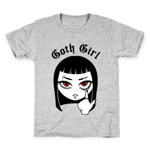 Goth Girl Kids T-Shirt