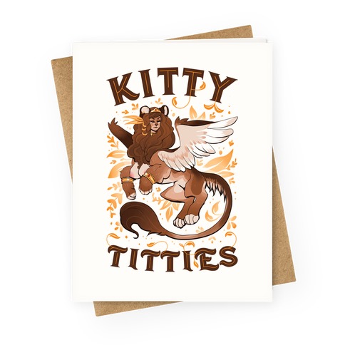 Kitty Titties Greeting Card
