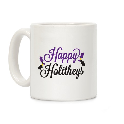 Happy Holitheys! Non-binary Holiday Coffee Mug