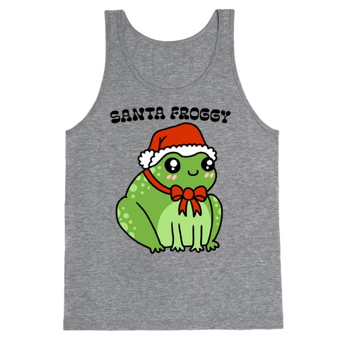 Santa Froggy Tank Top