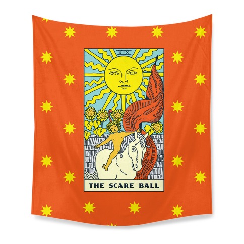 The Scare Ball Tarot Tapestry
