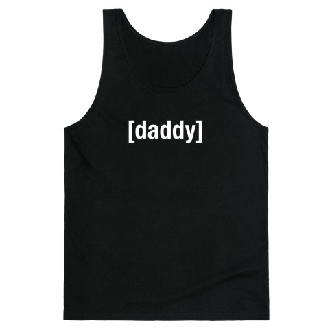 [Daddy] Shirt (white) Tank Top