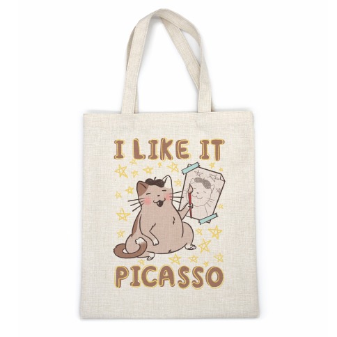 I Like It Picasso Cat Parody Casual Tote