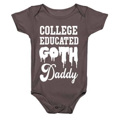 College Educated Goth Daddy Baby One-Piece