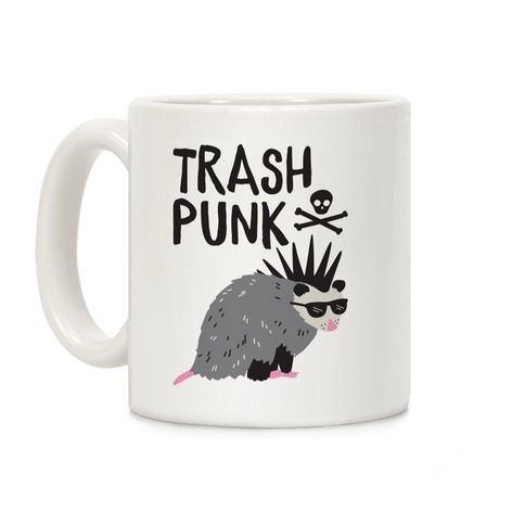 Trash Punk Possum Coffee Mug