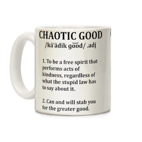 Chaotic Good Definition Coffee Mug