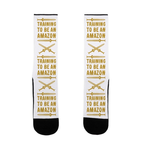 Training To Be An Amazon Parody Sock
