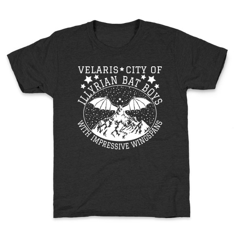 City Of Illyrian Bat Boys With Impressive Wingspans Kids T-Shirt