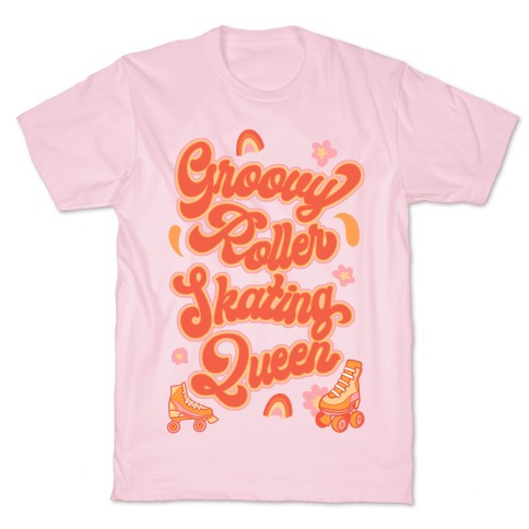 Groovy Roller Skating Queen T-Shirt
