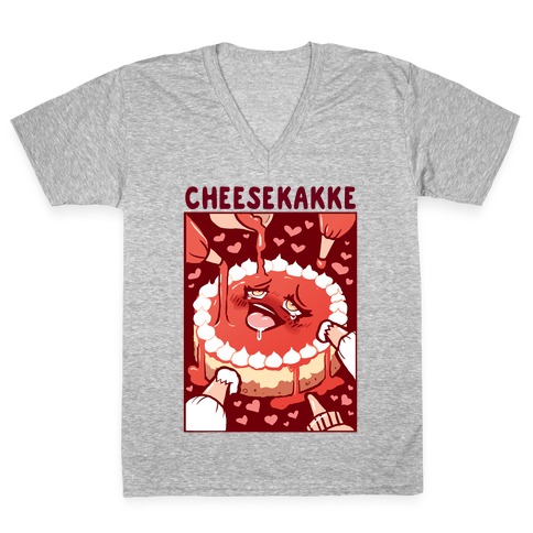 Cheesekakke V-Neck Tee Shirt