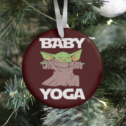 Baby Yoga Ornament