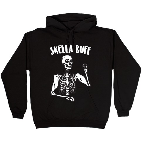 Skella Buff Skeleton Hooded Sweatshirt