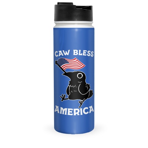Caw Bless America Travel Mug