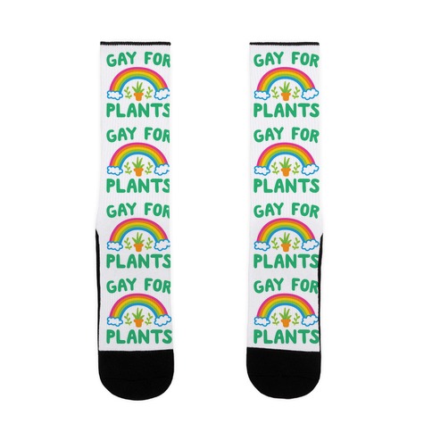 Gay For Plants Sock