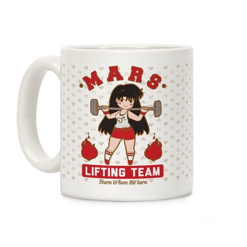 Mars Lifting Team Parody Coffee Mug