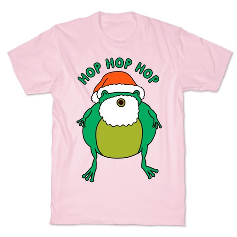 Hop Hop Hop Santa Frog T-Shirt