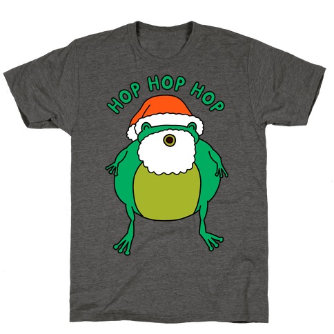 Hop Hop Hop Santa Frog T-Shirt