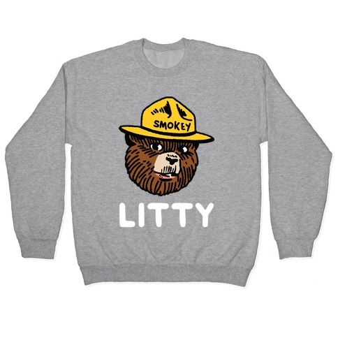 Litty Smokey The Bear Pullovers LookHUMAN