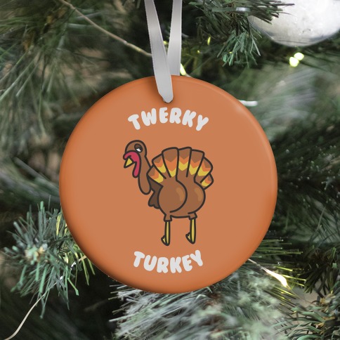 Twerky Turkey Ornament