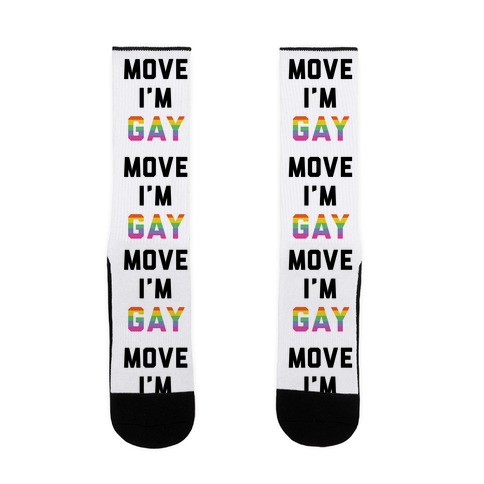 Move I'm Gay Sock