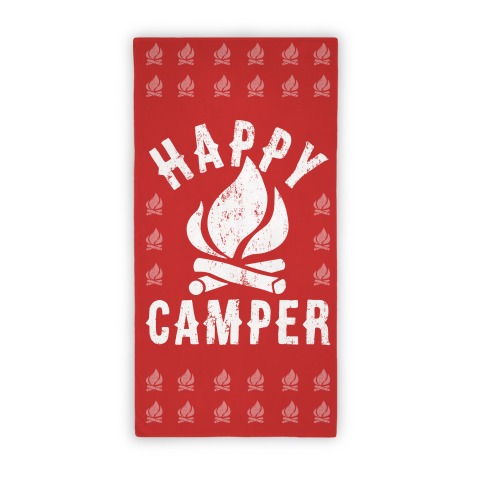 Happy Camper Towel Beach Towel