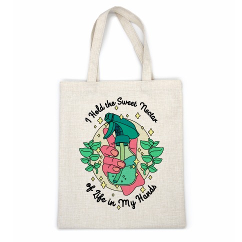 I Hold the Sweet Nectar of Life in My Hands Casual Tote