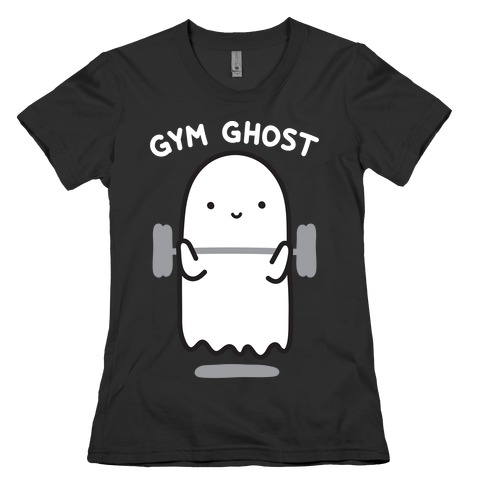 Gym Ghost Womens T-Shirt