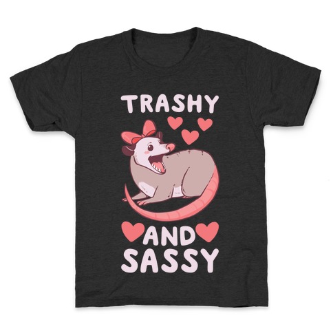 Trashy and Sassy Possum Kids T-Shirt
