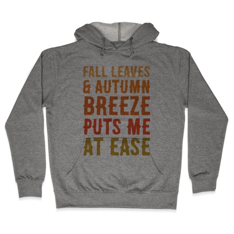 Fall Leaves & Autumn Breeze Hooded Sweatshirt