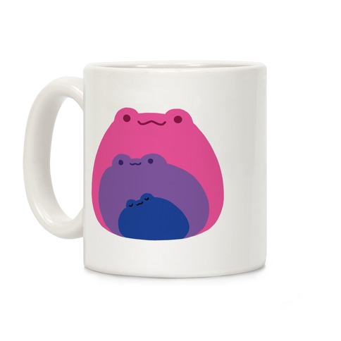 Frogs In Frogs In Frogs Bisexual Pride Coffee Mug
